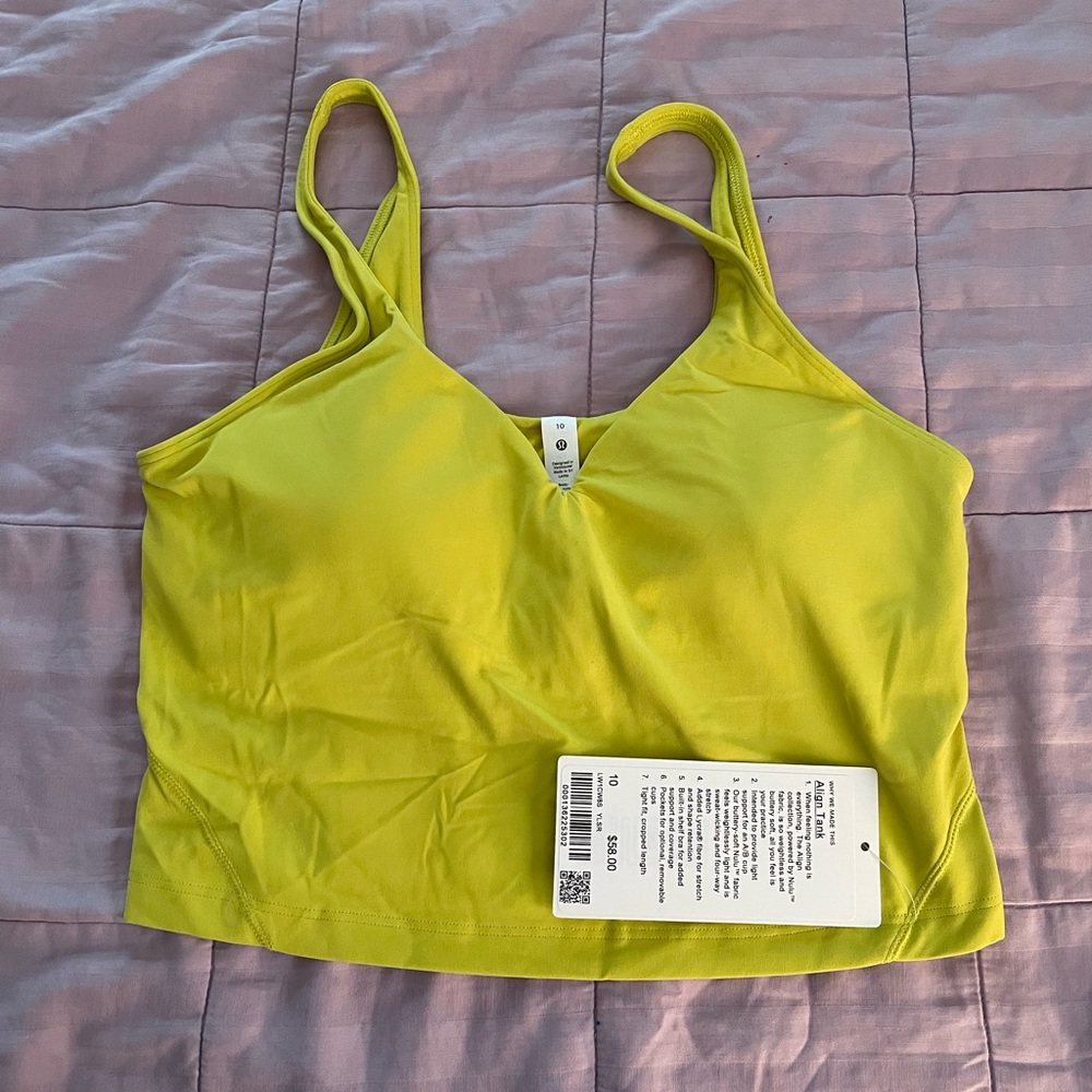 NWT Lululemon Align tank.